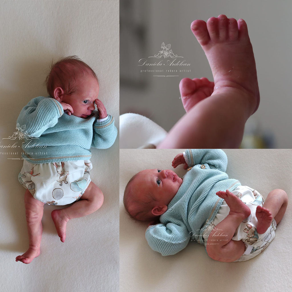 Realborn® SILICONE Steven Awake (18.5" Reborn Doll Kit)