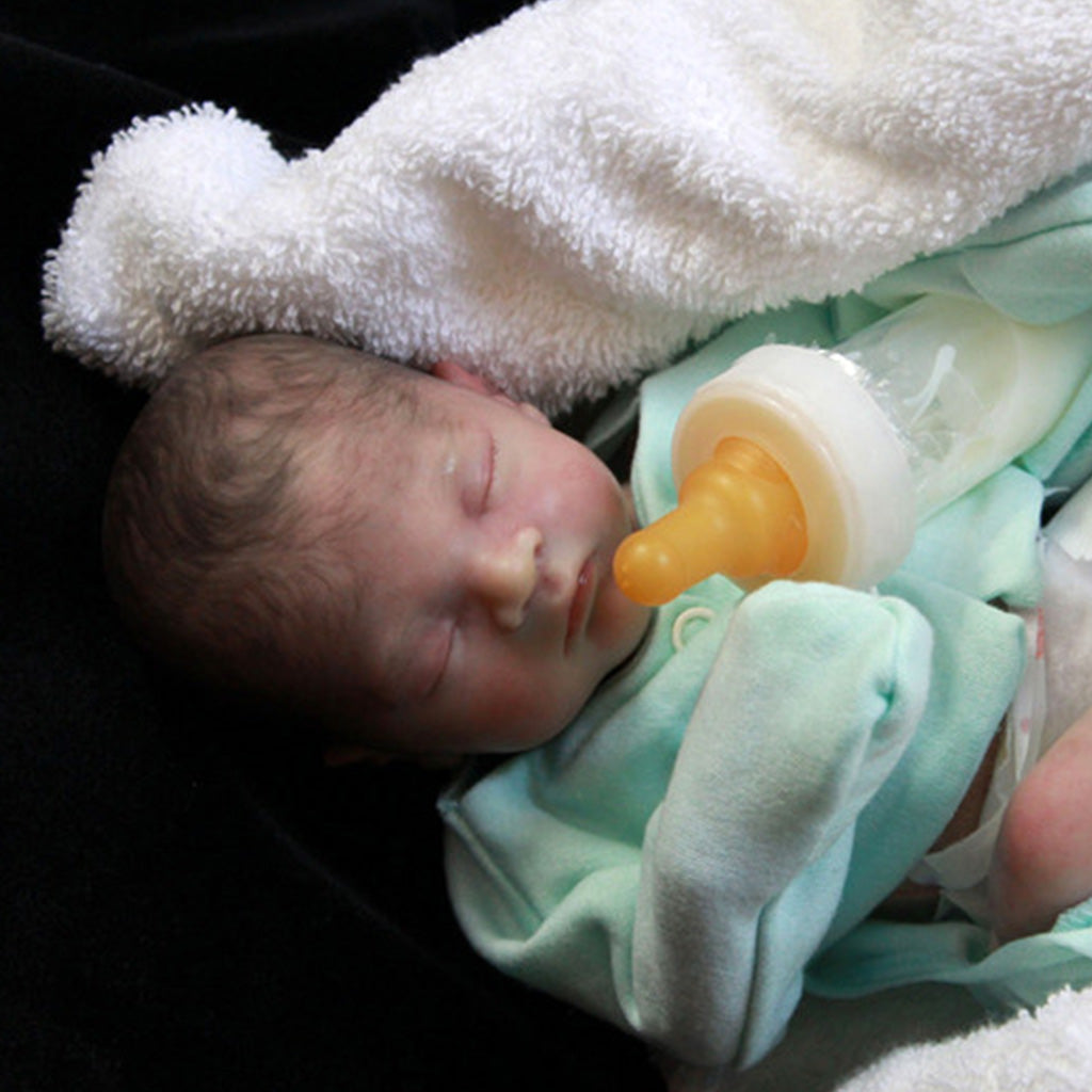 Caleb Reborn Doll Kit (13") Bundled with | #3011 Body | Plugs & Neck Ring