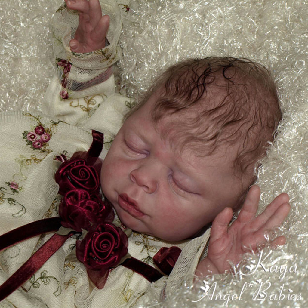Kaya Reborn Doll Kit (21") Bundled with | #5916 Body | Plugs & Neck Ring