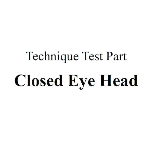 Peach HEAD (CLOSED EYE) Technique Test Part- #2102