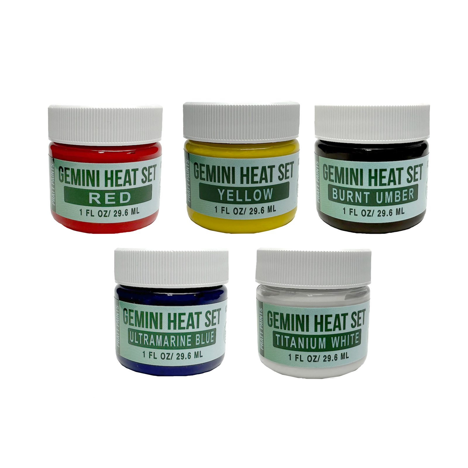 Set of 5 Basic Gemini® Heat Set Colors - 1 oz - #1742