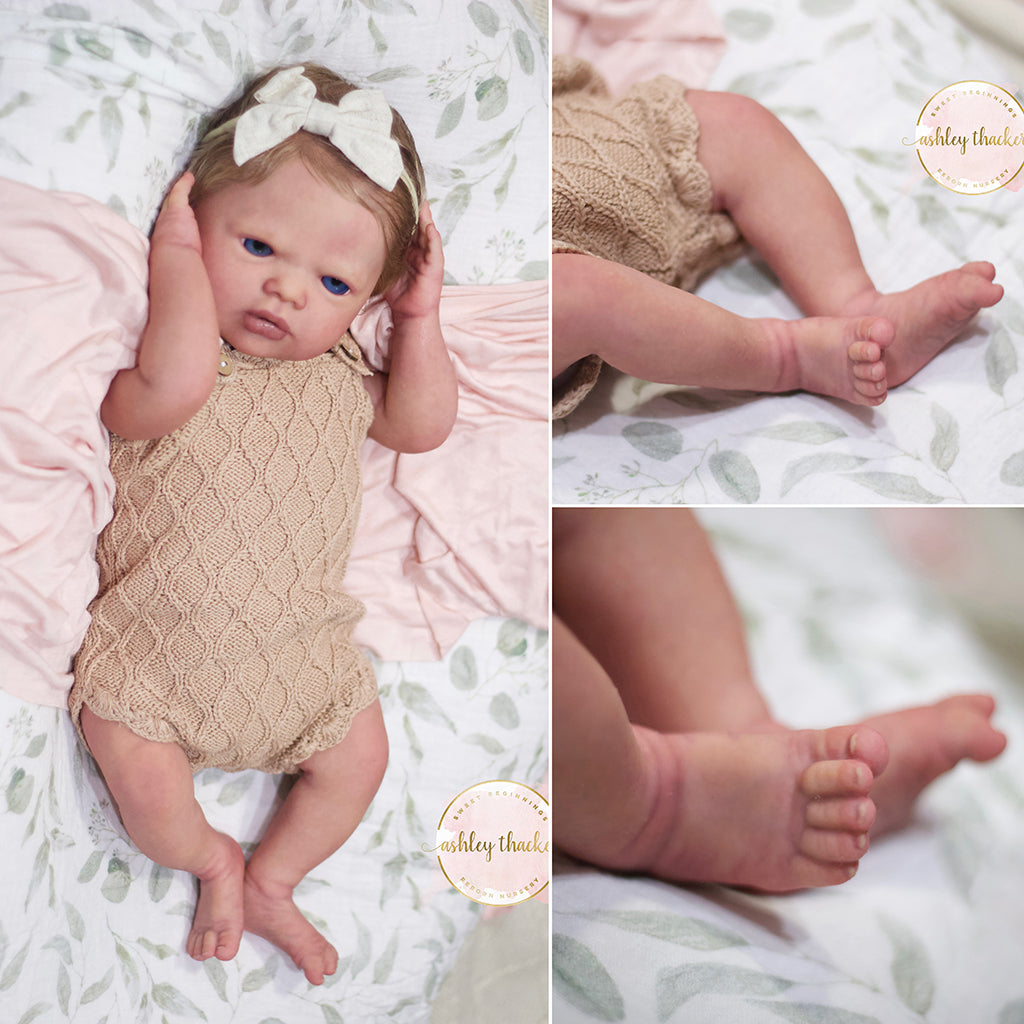 Realborn® SILICONE Shannon Awake (18.5" Reborn Doll Kit)