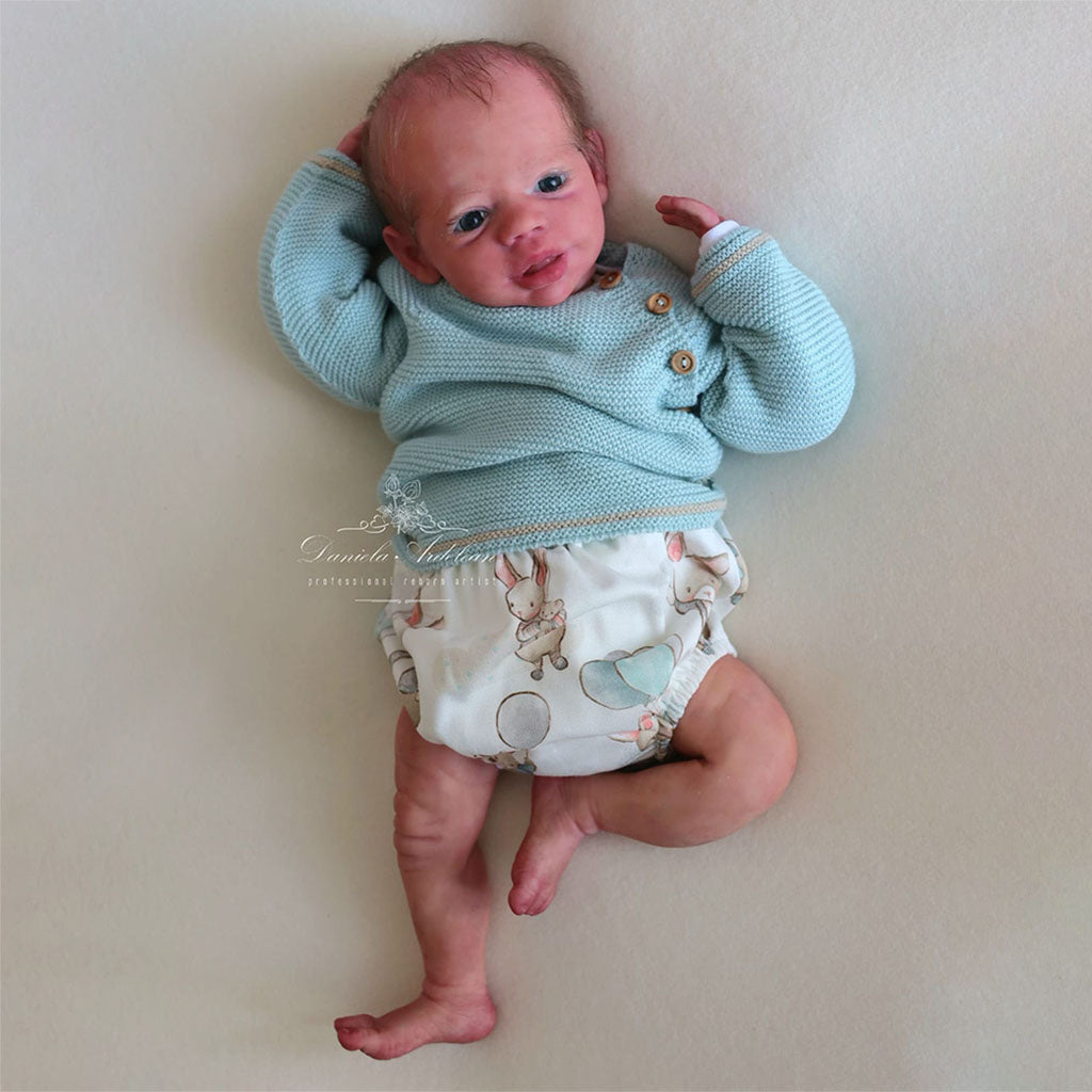 Realborn® SILICONE Steven Awake (18.5" Reborn Doll Kit)