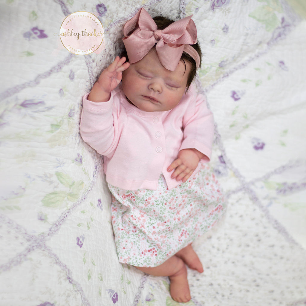 Realborn® SILICONE Courtney Sleeping (19" Reborn Doll Kit)