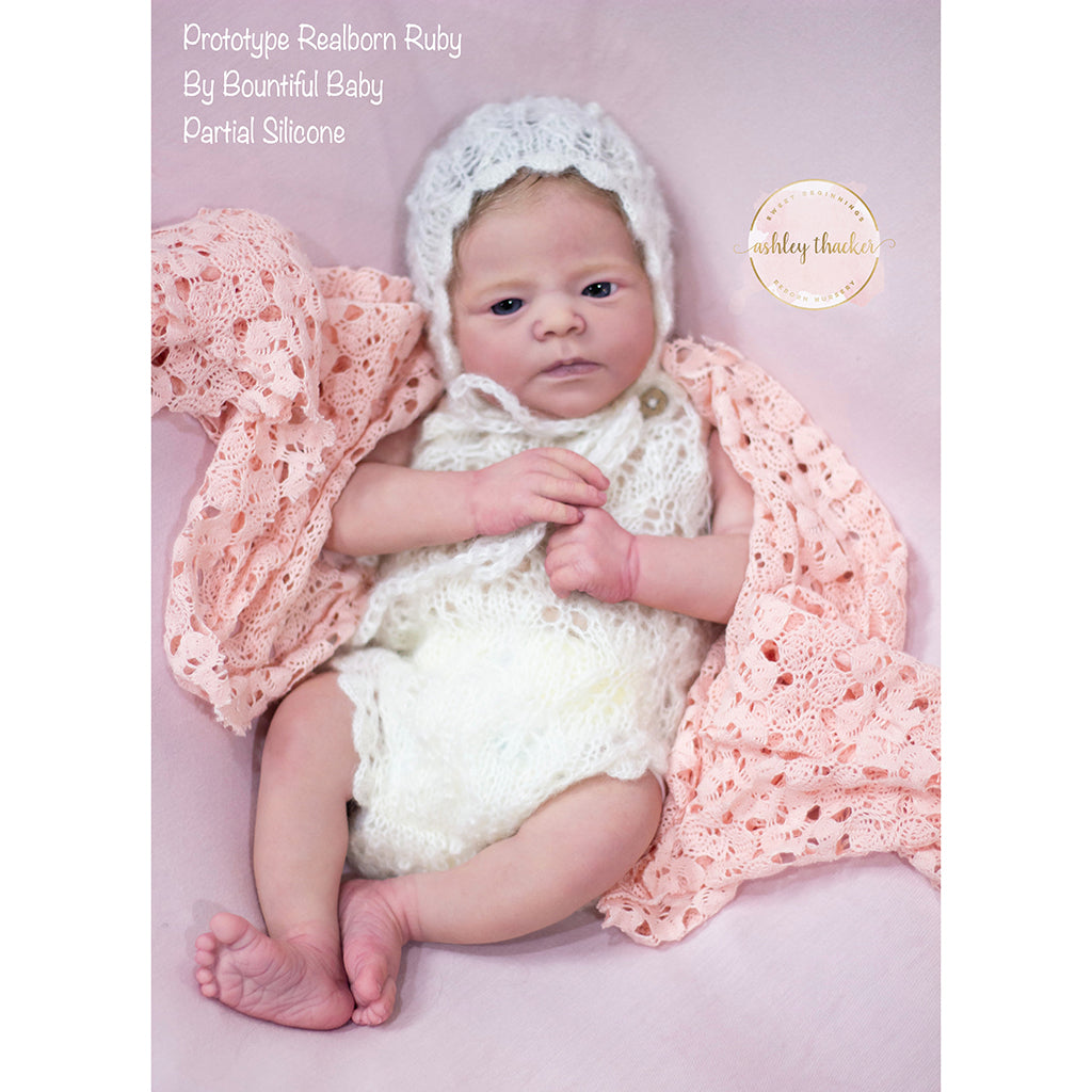 Realborn® SILICONE Ruby Awake (19" Reborn Doll Kit)
