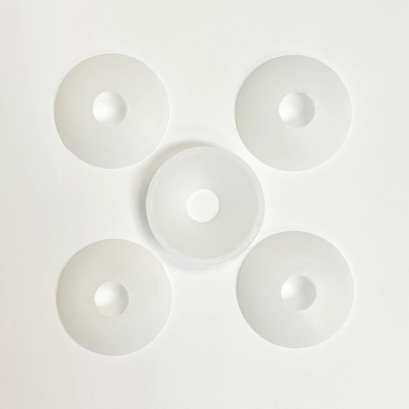 Set of 5 locking discs for WHITE Non-Pop Joints - #4063