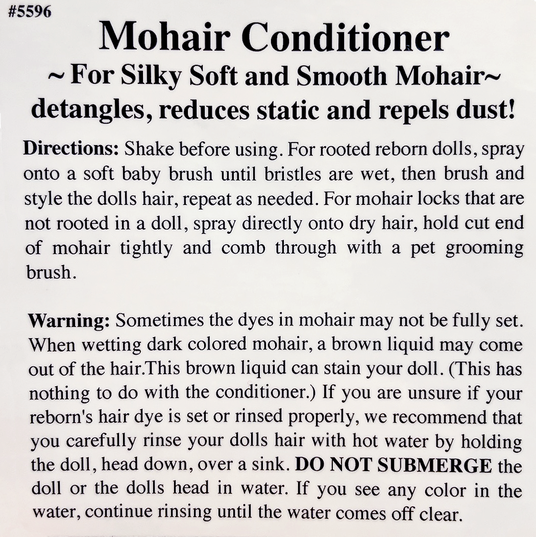 Mohair Conditioner - 4 ounce bottle - #5596