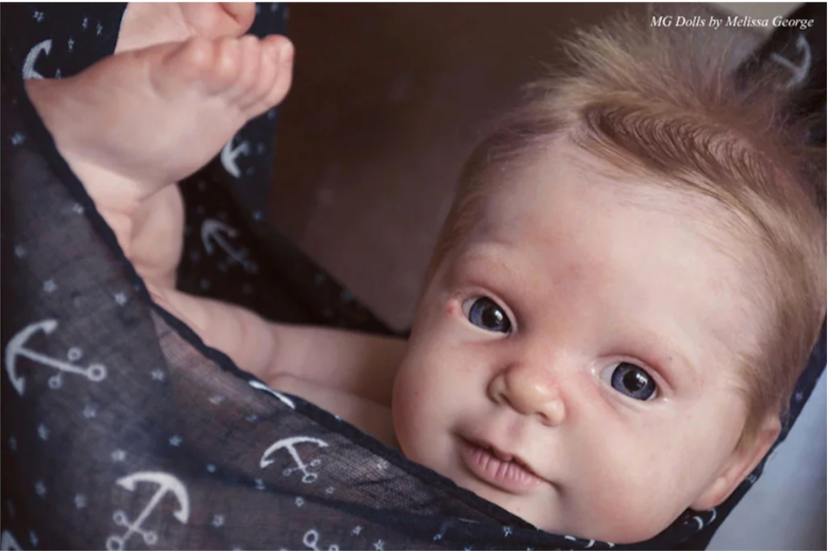 Blaze Reborn Doll Kit (19") Bundled with | #8416 Body | #2112 Eyes | Plugs &amp; Neck Ring