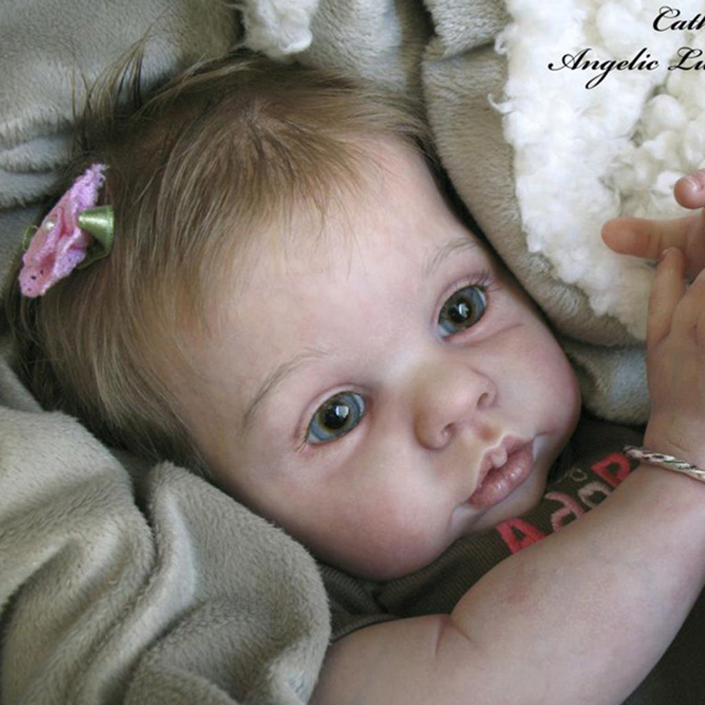 Chanel Reborn Doll Kit (18") Bundled with | #5919 Body | #2112 Eyes | Plugs & Neck Ring