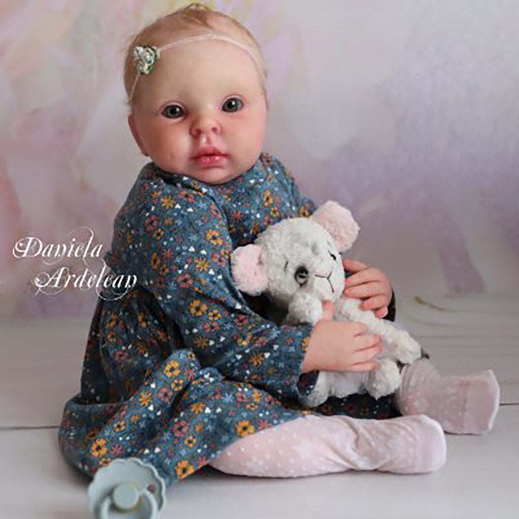Charla Reborn Doll Kit (20&quot;) Bundled with | #3780 Body | #2112 Eyes | Plugs &amp; Neck Ring