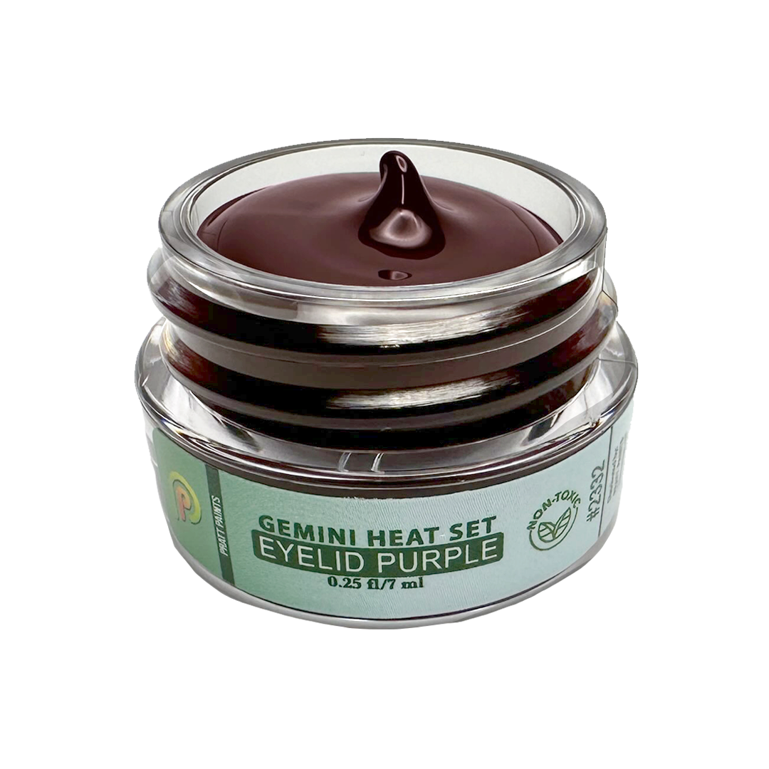 Eyelid Purple, Gemini Heat Set paint, Compares to Genesis heat set paint 