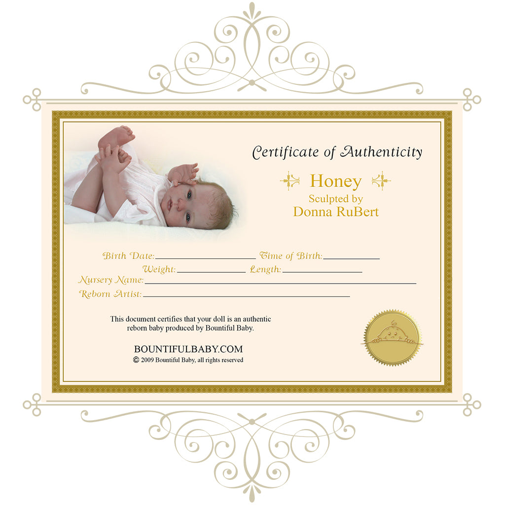 Honey, by Donna RuBert (20" Reborn Doll Kit)