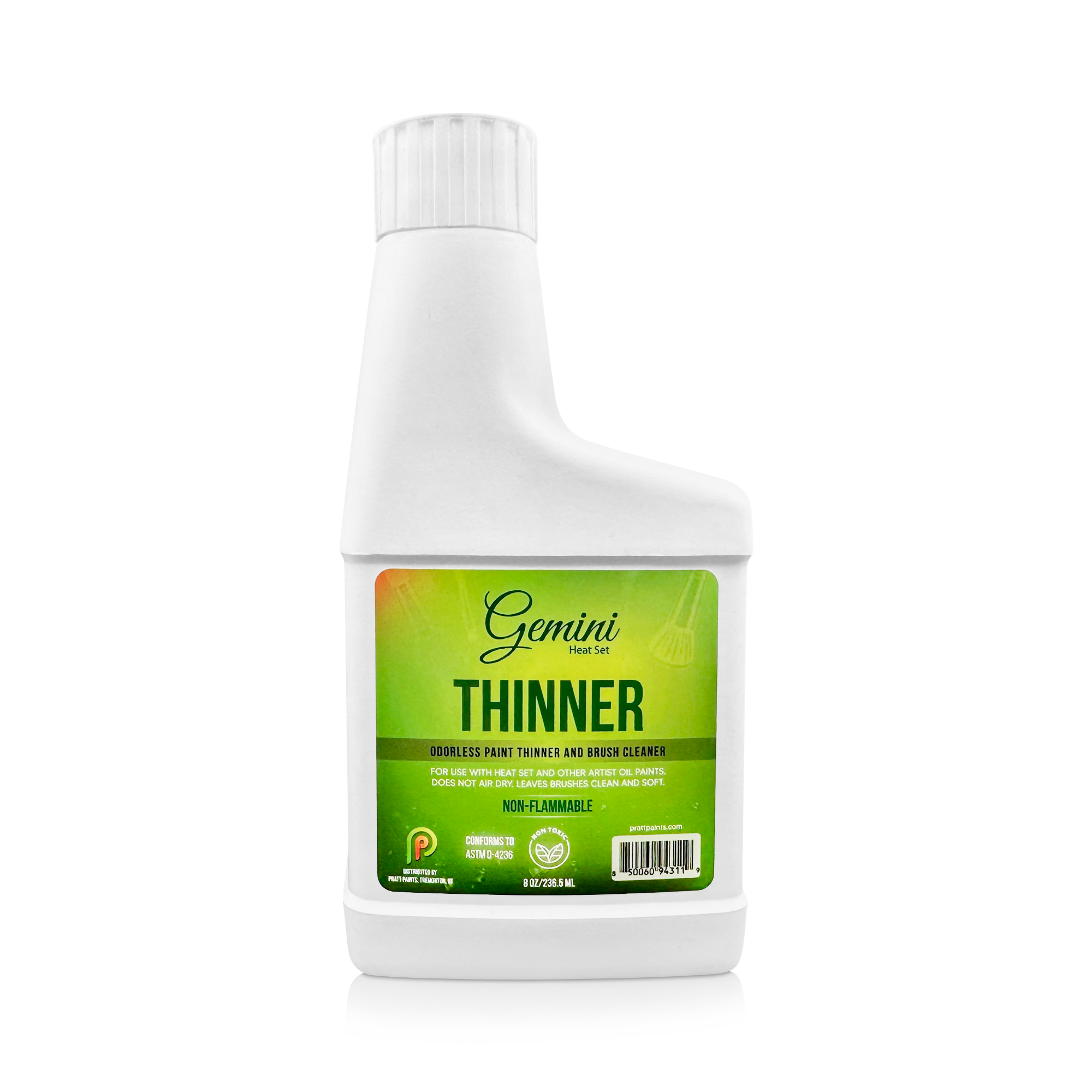 ~USA ONLY~~ Gemini Thinner - Odorless Paint Thinner & Brush Cleaner 8 oz. - #5811