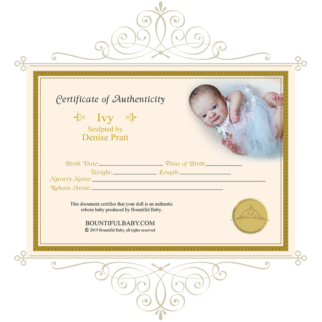 Ivy, by Denise Pratt (21" Reborn Doll Kit)