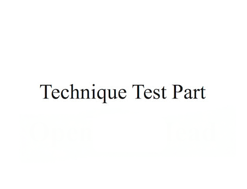 Test Parts