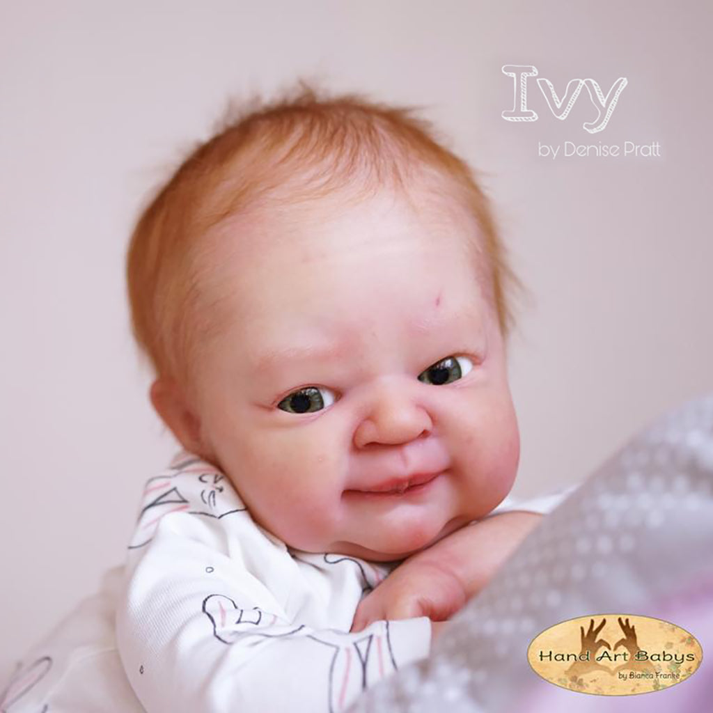 Ivy Reborn Doll Kit (21") Bundled with | #3773 Body | #2326 Eyes | Plugs &amp; Neck Ring