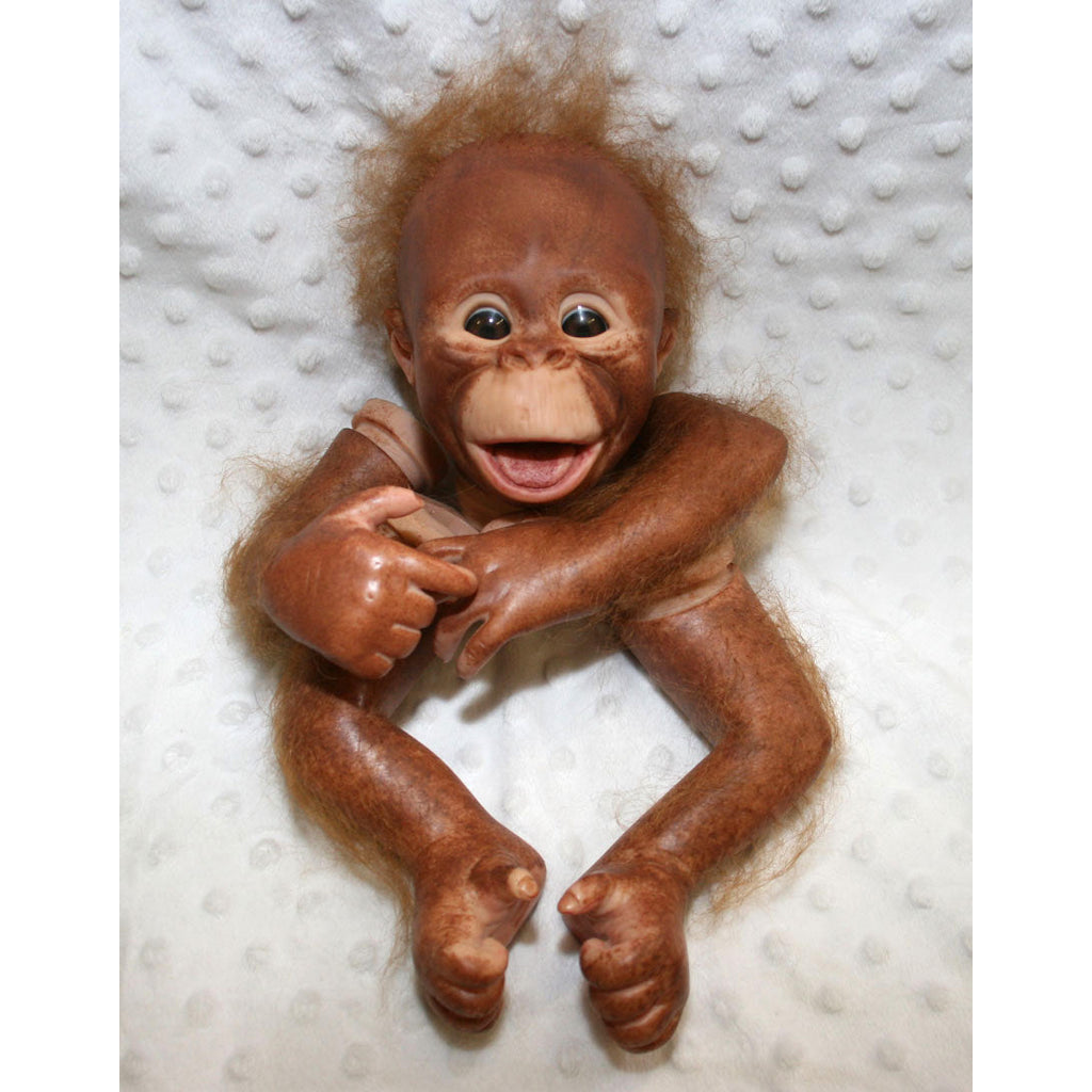 Painted Rooted Binki Orangutan Parts