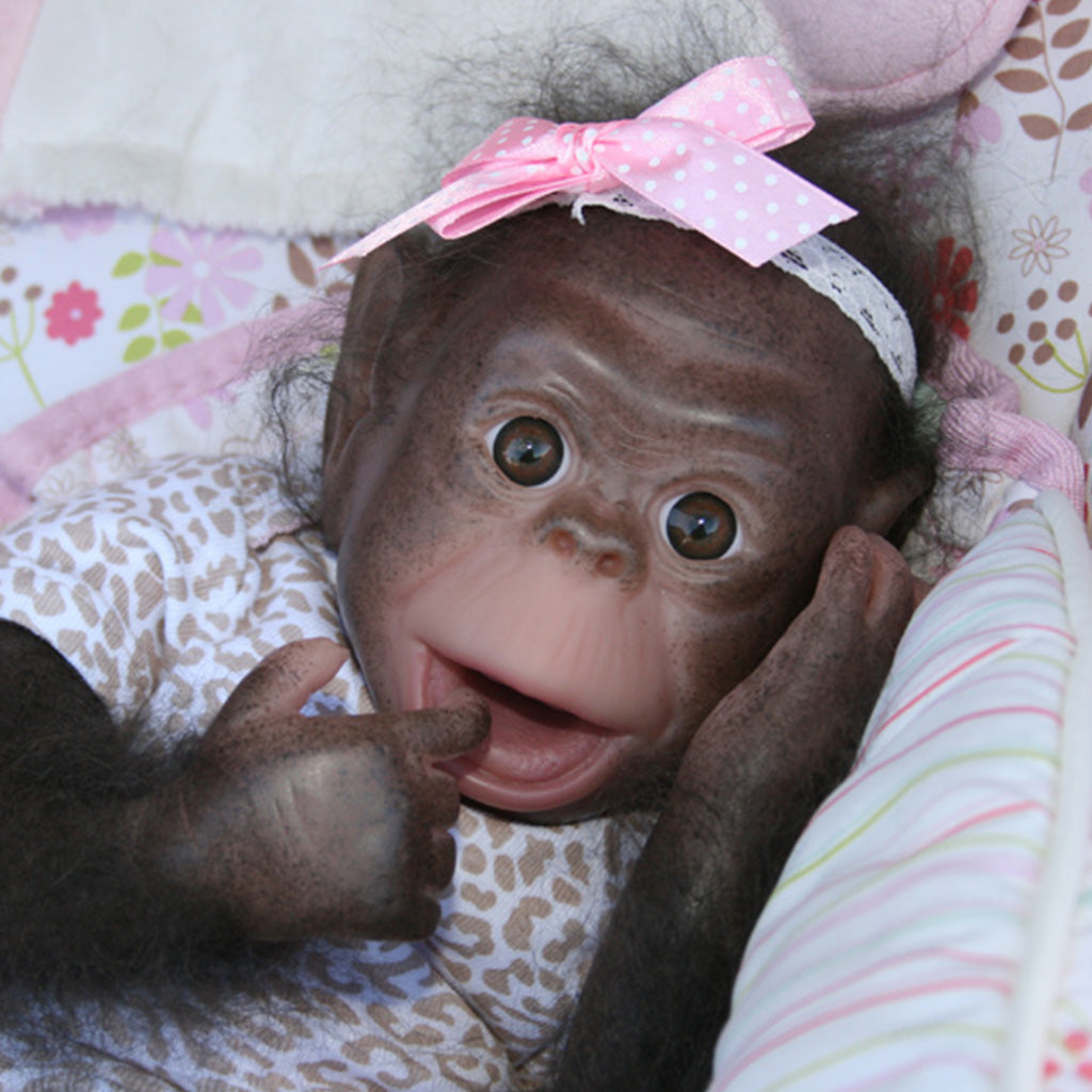 Painted Rooted Cici Chimpanzee Parts