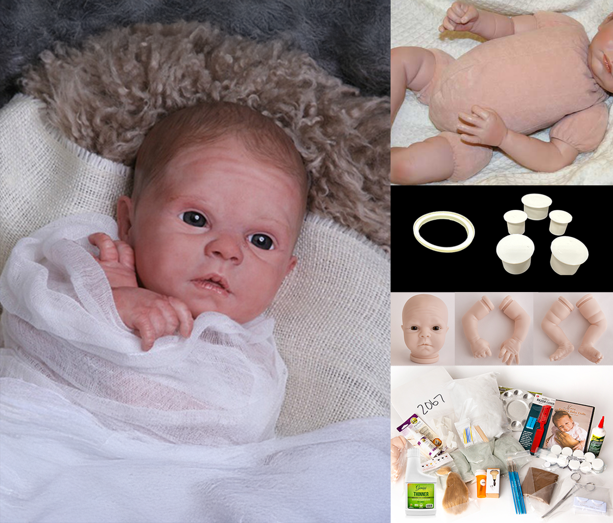 Jewel (18" Reborn Doll Kit) Complete Beginners Kit!