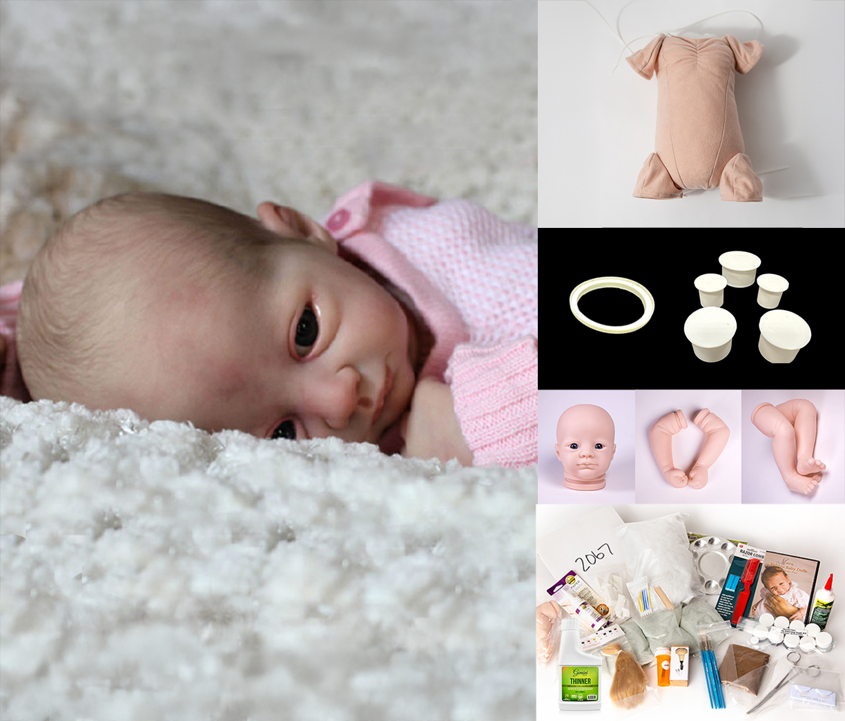 Juliet (20" Reborn Doll Kit) Complete Beginners Kit!