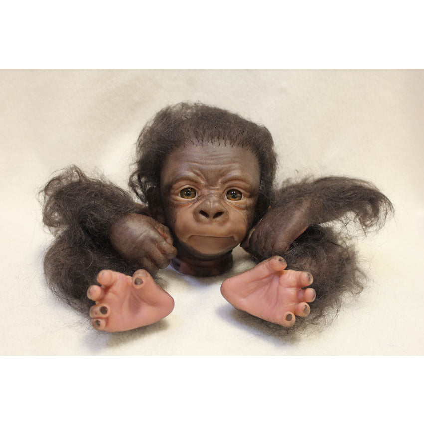 Painted Rooted Pearl Gorilla Parts