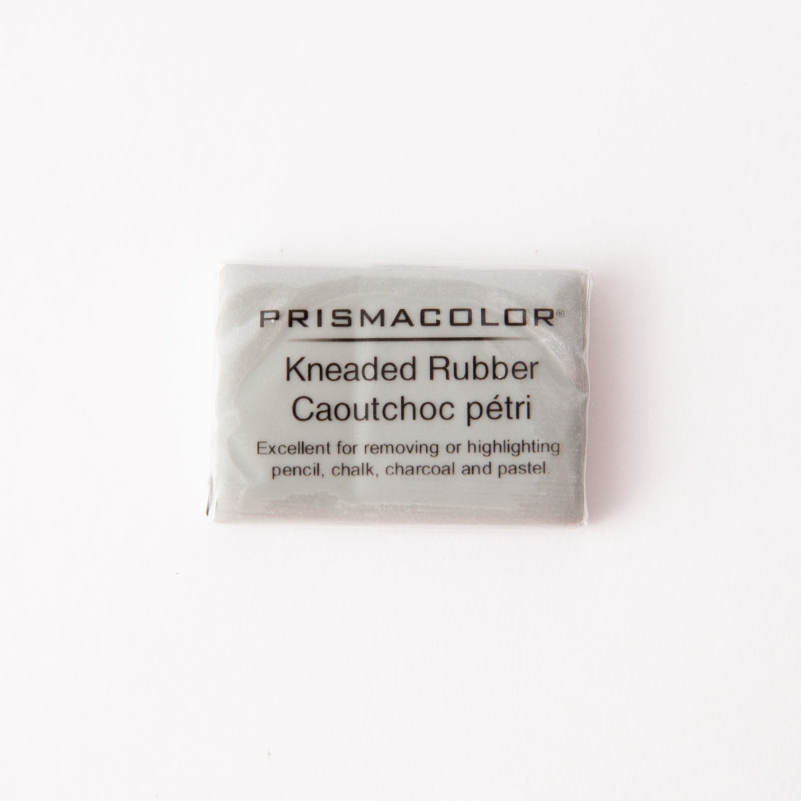 Prismacolor kneaded rubber on a white background