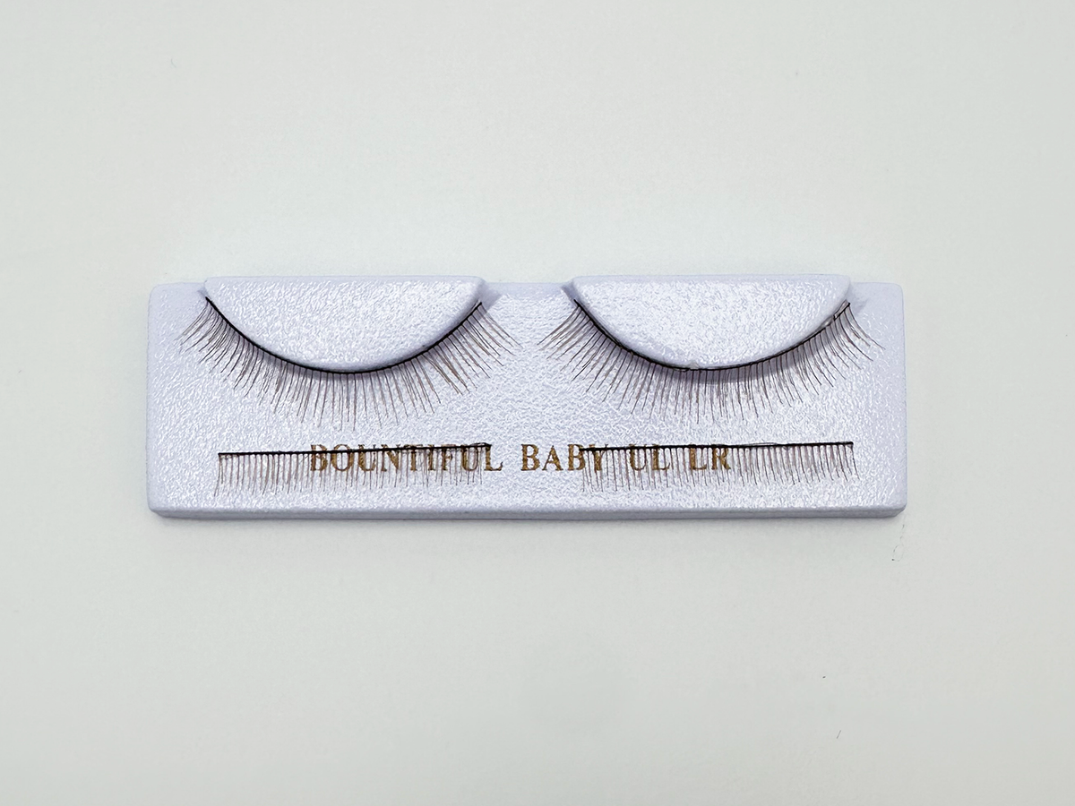 Upper and Lower Light Red Wispy Eyelashes - #2174
