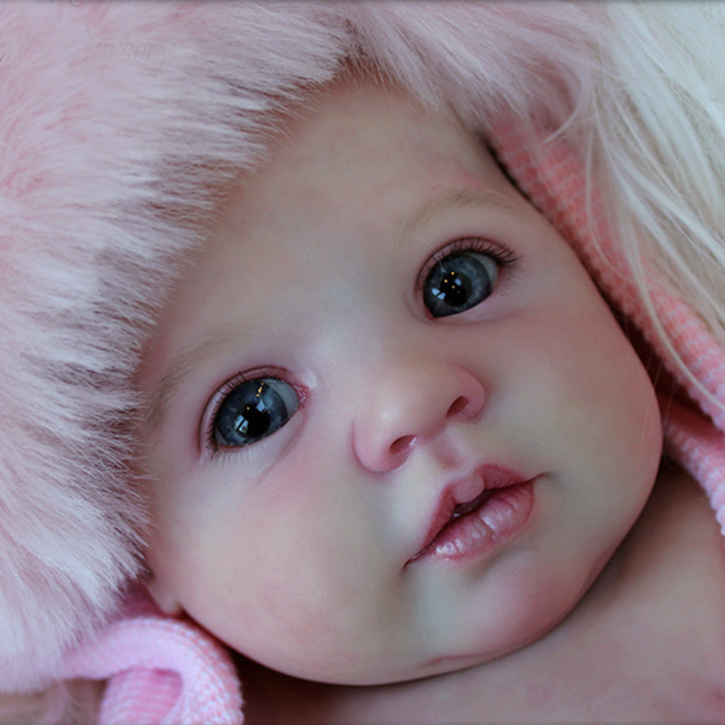 Lillian Reborn Doll Kit (22") Bundled with | #5916 Body | #2366 Eyes | Plugs & Neck Ring