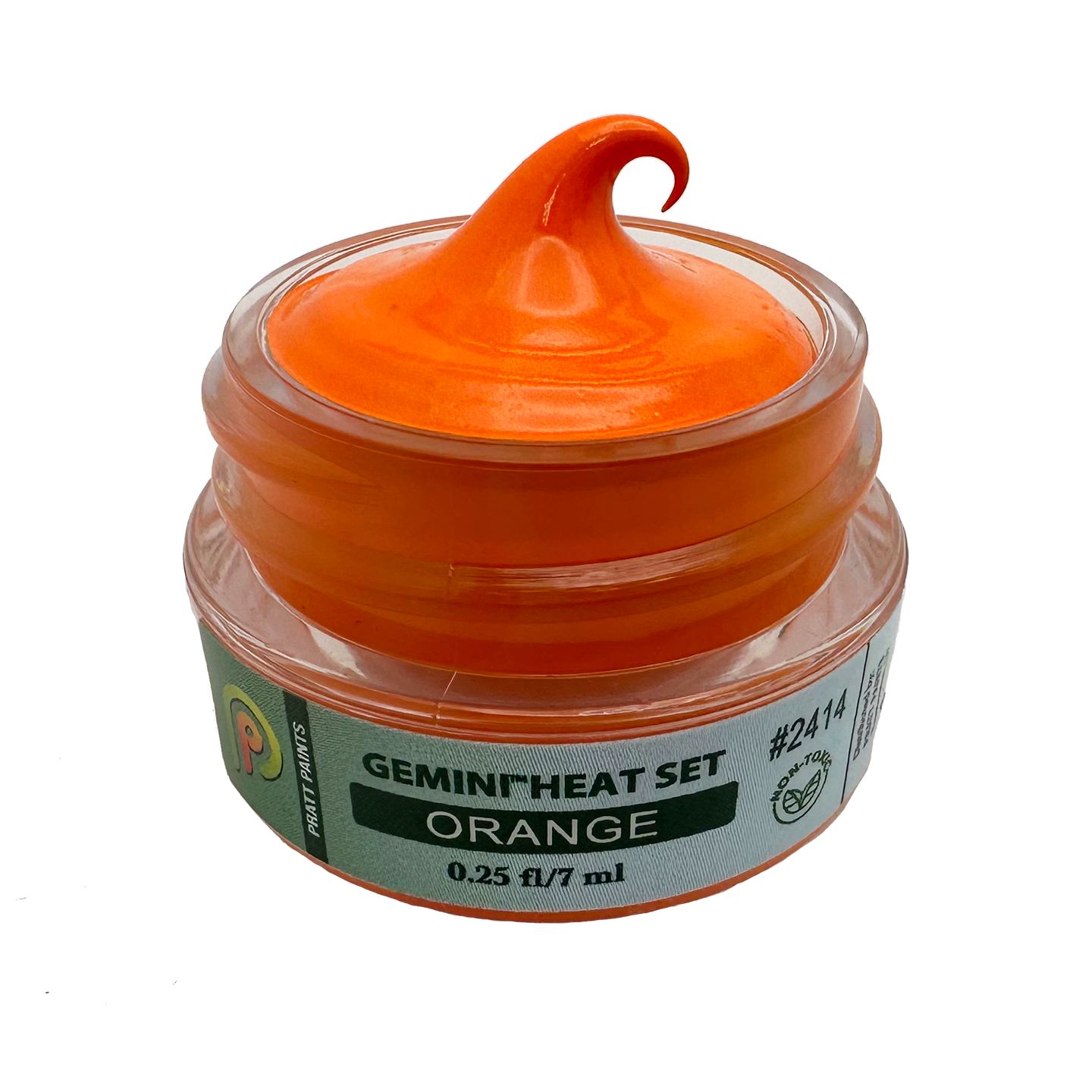 NEW! Orange - Gemini® Heat Set Paint - 7+ grams #2414