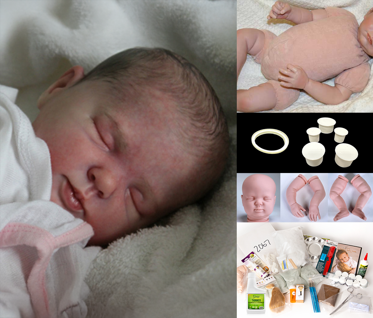 Rose (19" Reborn Doll Kit) Complete Beginners Kit!