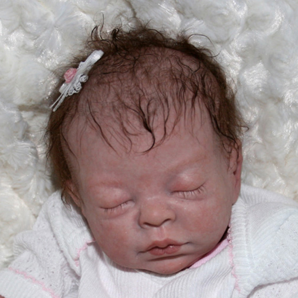 Teagan Reborn Doll Kit (16") Bundled with | #4170 Body | Plugs & Neck Ring