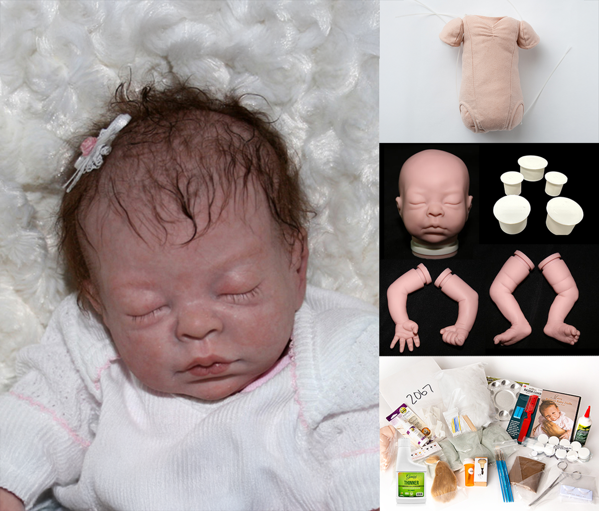 Teagan (16&quot; Reborn Doll Kit) Complete Beginners Kit!