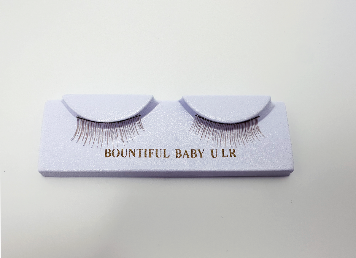 Upper Light Red Wispy Eyelashes - #2220