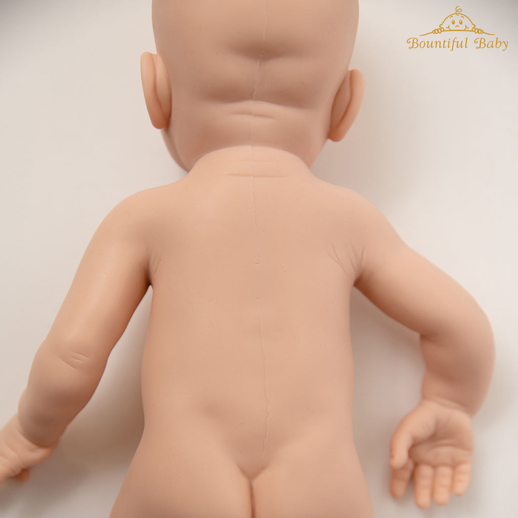 SILICONE Blinkin Girl - Full-Body Silicone (16.5 Reborn Doll Kit) -  Bountiful Baby (DP Creations LLC)
