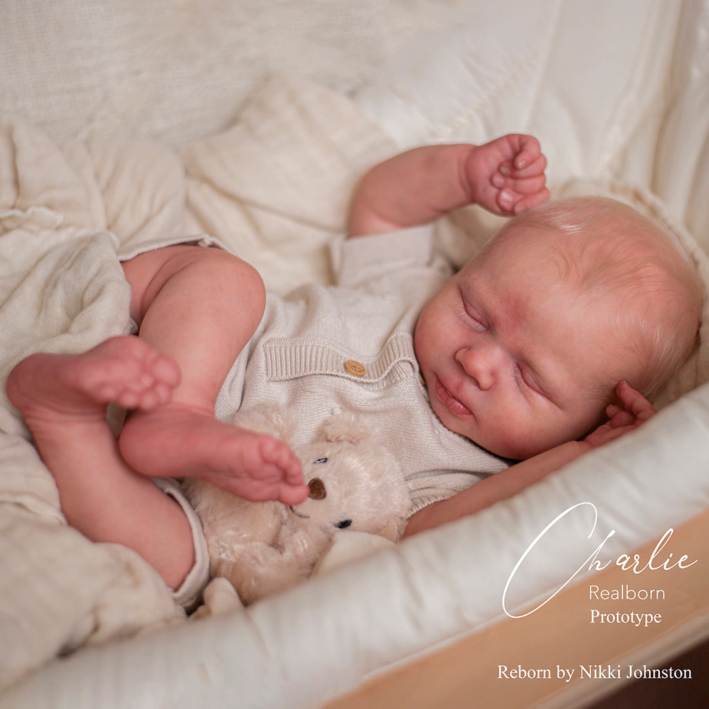 Realborn® Charlie Sleeping (19" Reborn Doll Kit)