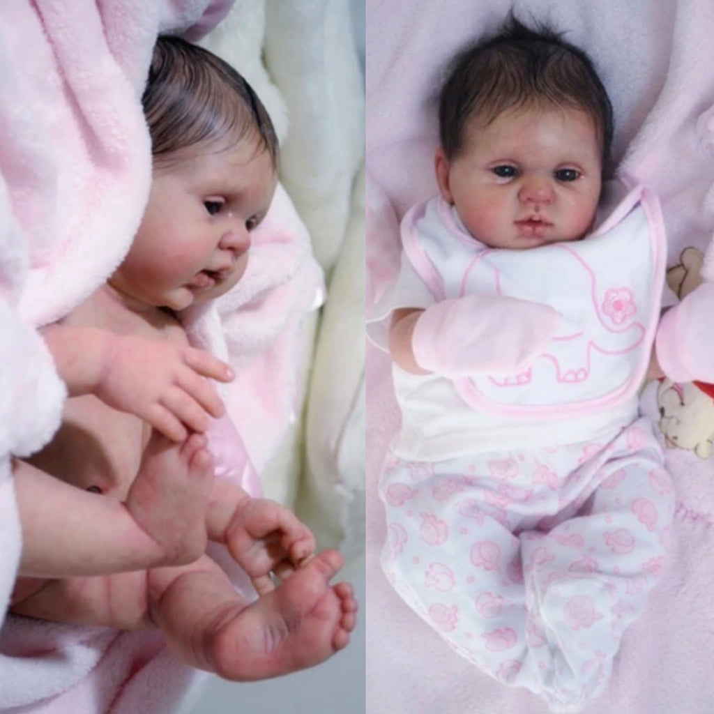 SILICONE Blinkin Girl - Full-Body Silicone (16.5 Reborn Doll Kit)