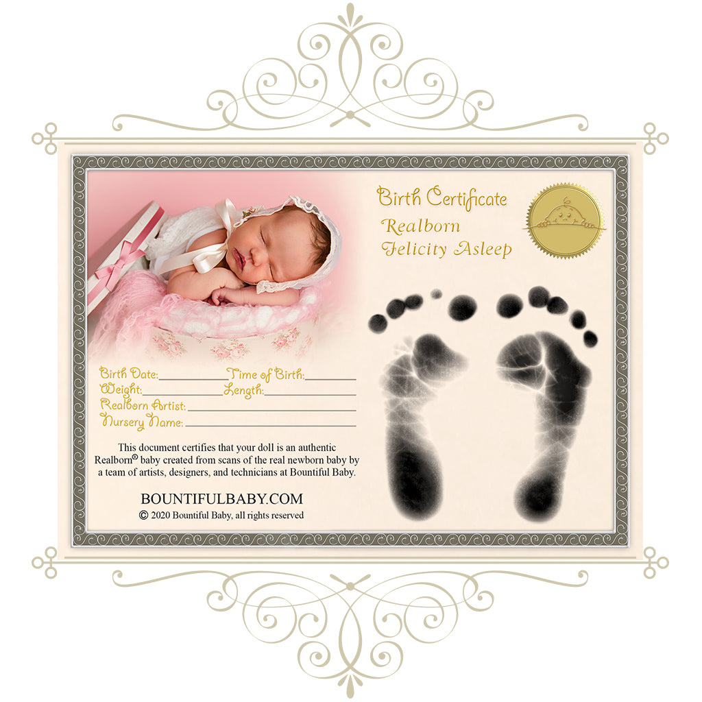 Realborn® Felicity Sleeping (18.75" Reborn Doll Kit)
