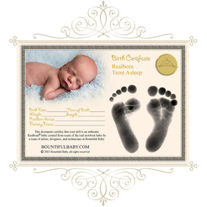 Realborn® Trent Sleeping (20" Reborn Doll Kit)