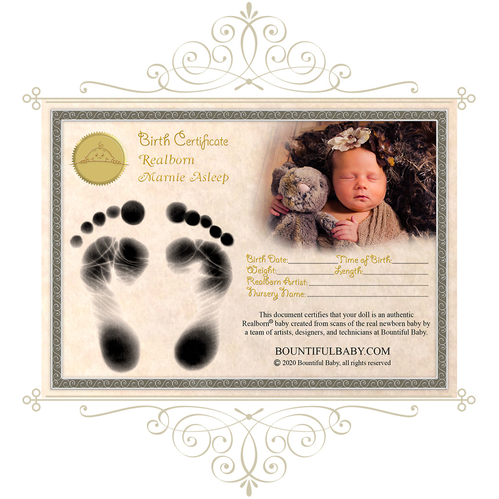 Realborn® Marnie Sleeping (19" Reborn Doll Kit)