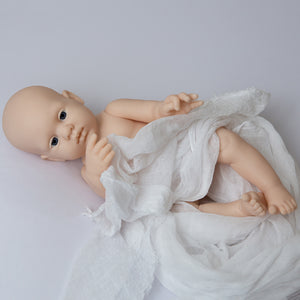 SILICONE Blinkin Girl - Full-Body Silicone (16.5 Reborn Doll Kit) -  Bountiful Baby (DP Creations LLC)