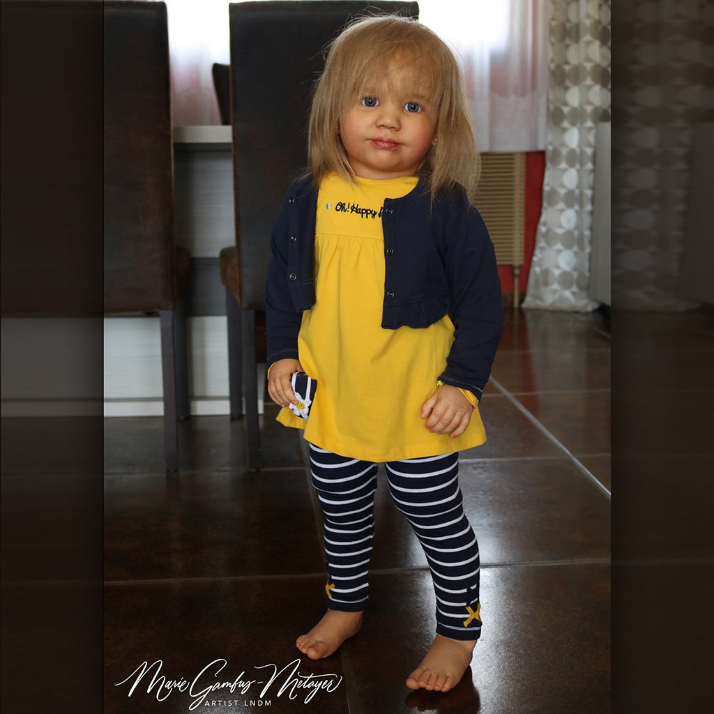 Realborn® June 3 Year Toddler (36" Reborn Doll Kit AND Body)