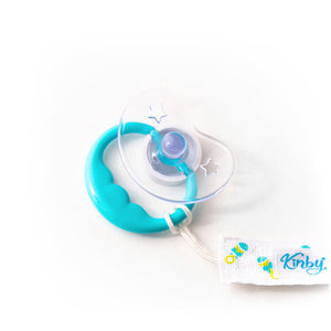 *Blue Baby Bottle & Pacifier Set for Open Mouth Babies - #7008