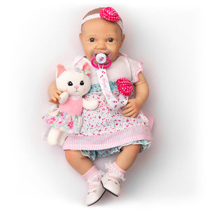 *Sweet Floral Dress Set - #7003
