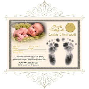 Realborn® Thomas Awake (17" Reborn Doll Kit)