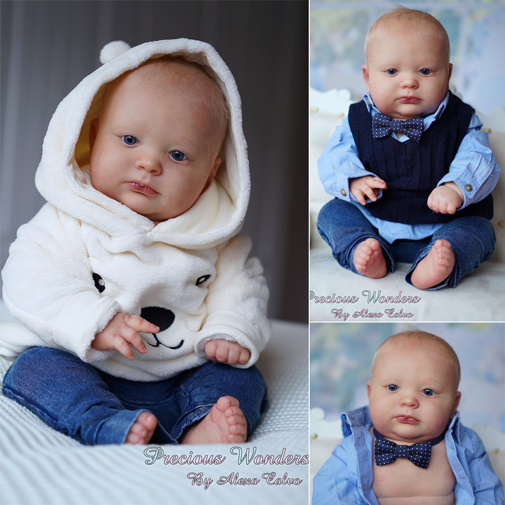 Realborn® 3 Month Joseph™ Awake (23" Reborn Doll Kit) - Bountiful Baby ...