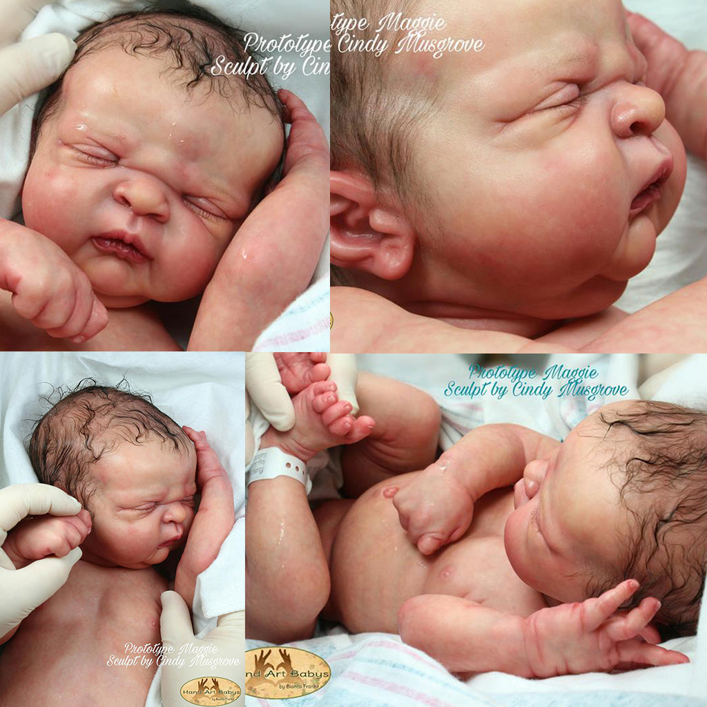 Maggie, by Cindy Musgrove (20&quot; Full Vinyl Body Reborn Doll Kit)