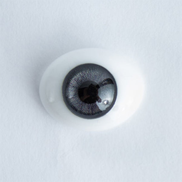 18mm Safety Eyes Silver Gray Brilliant with Round Pupil (One Pair)