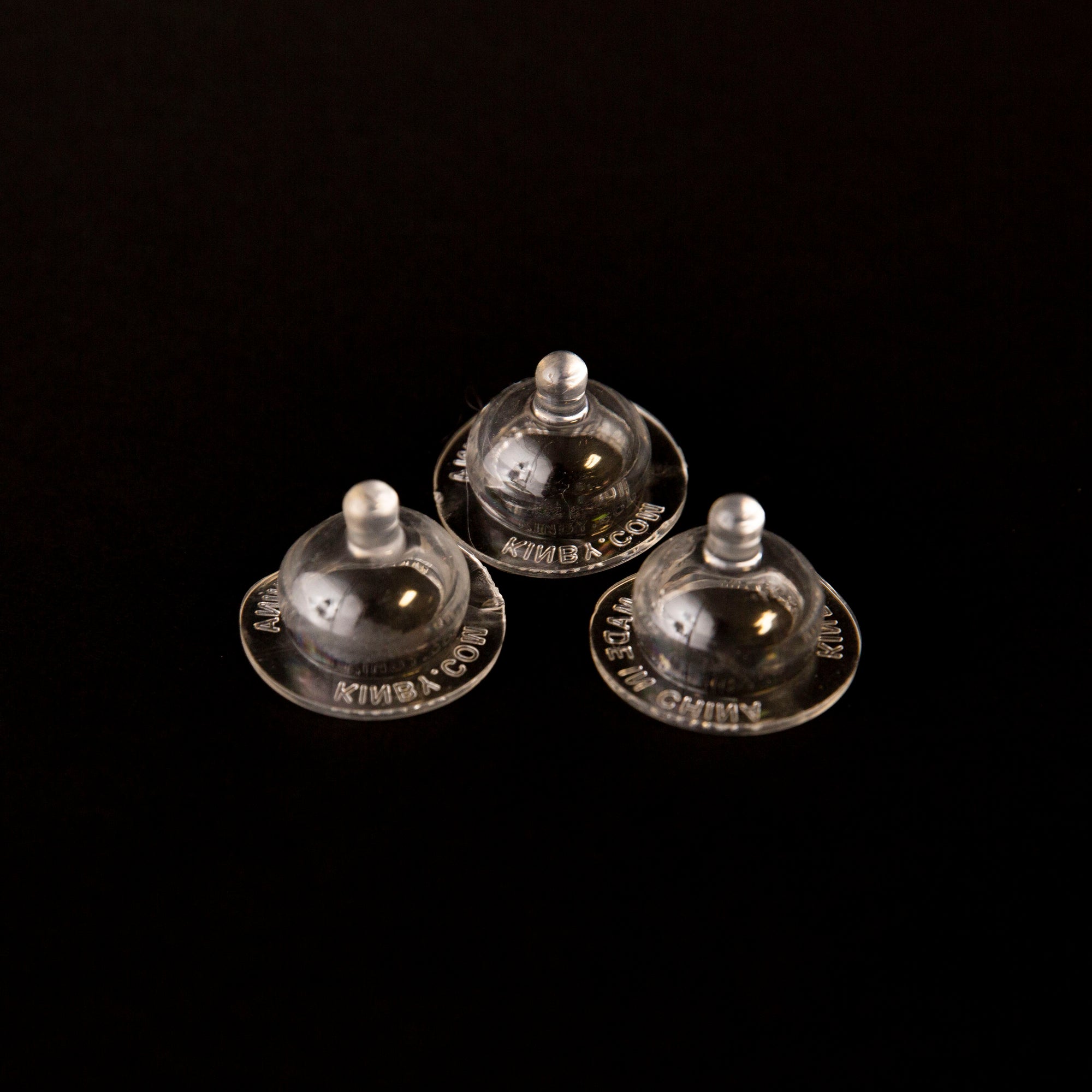 *Set of 3 No-Hole Bottle Nipples