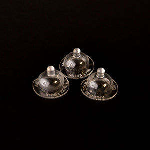 *Set of 3 No-Hole Bottle Nipples