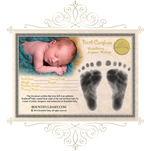 Realborn® Logan Sleeping (19.5" Reborn Doll Kit)